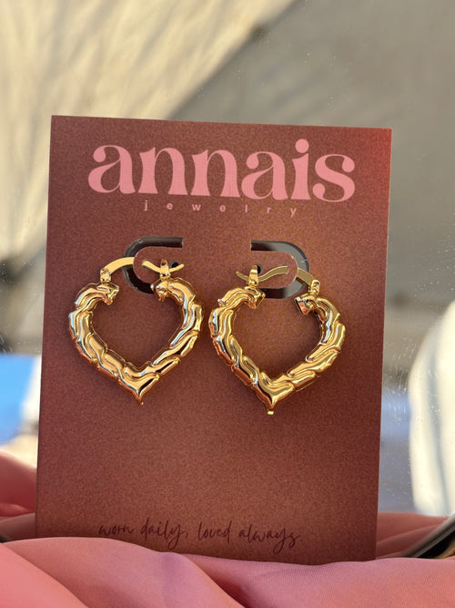 Harley Heart Hoops