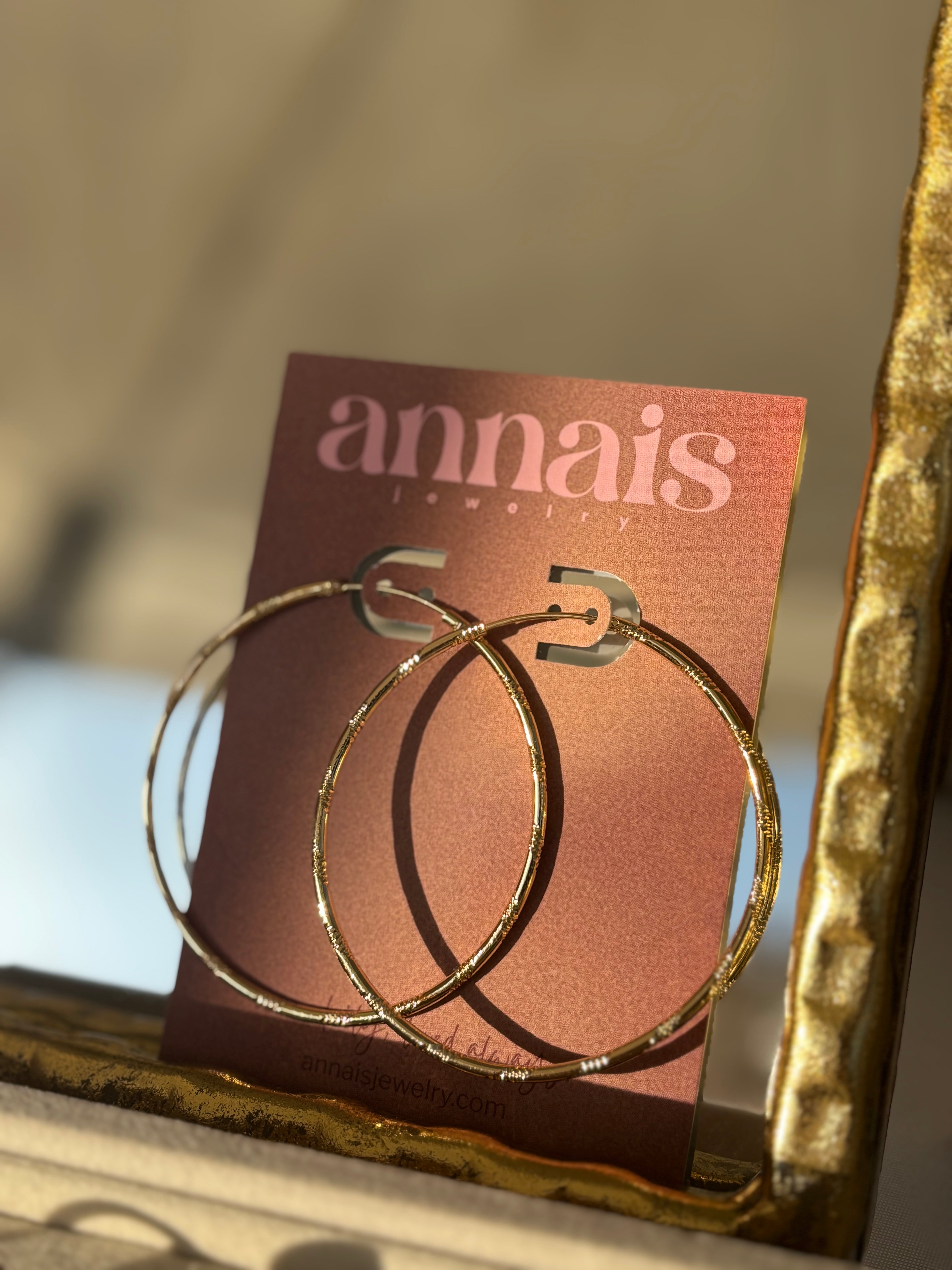 Noa Gold Filled Hoop Earrings | Lightweight Everyday Hoops