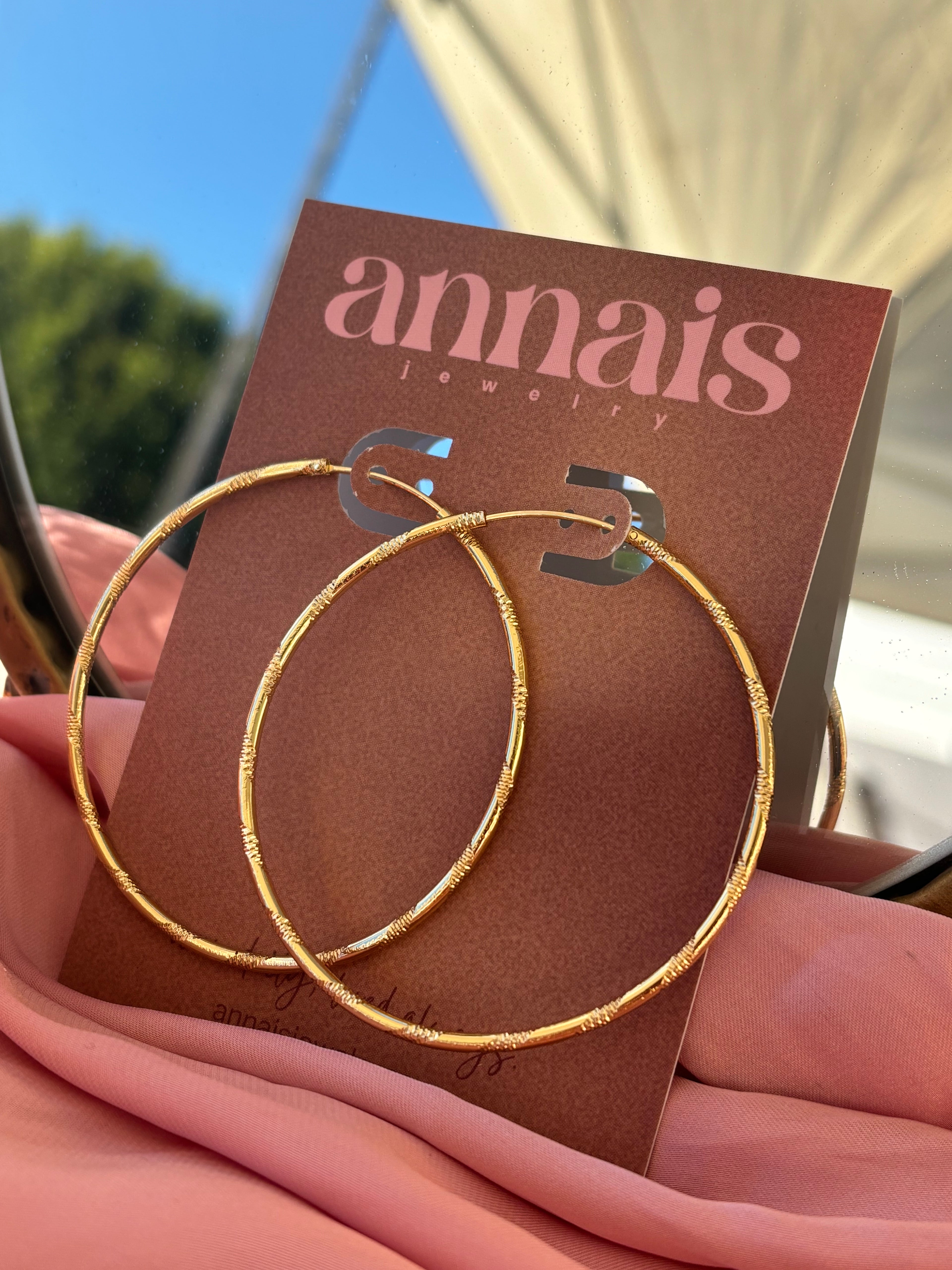 Noa Gold Filled Hoop Earrings | Lightweight Everyday Hoops
