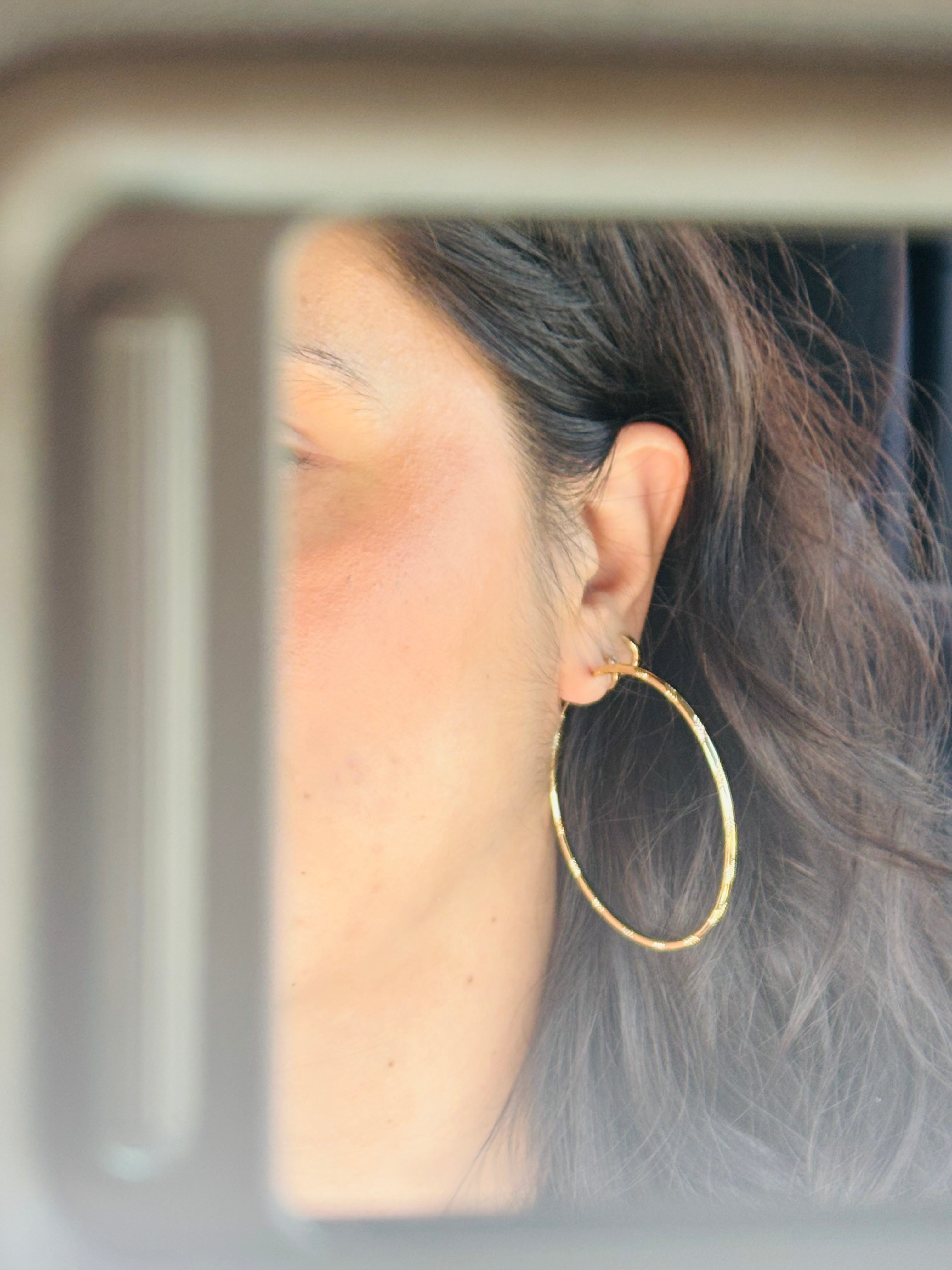 Noa Gold Filled Hoop Earrings | Lightweight Everyday Hoops