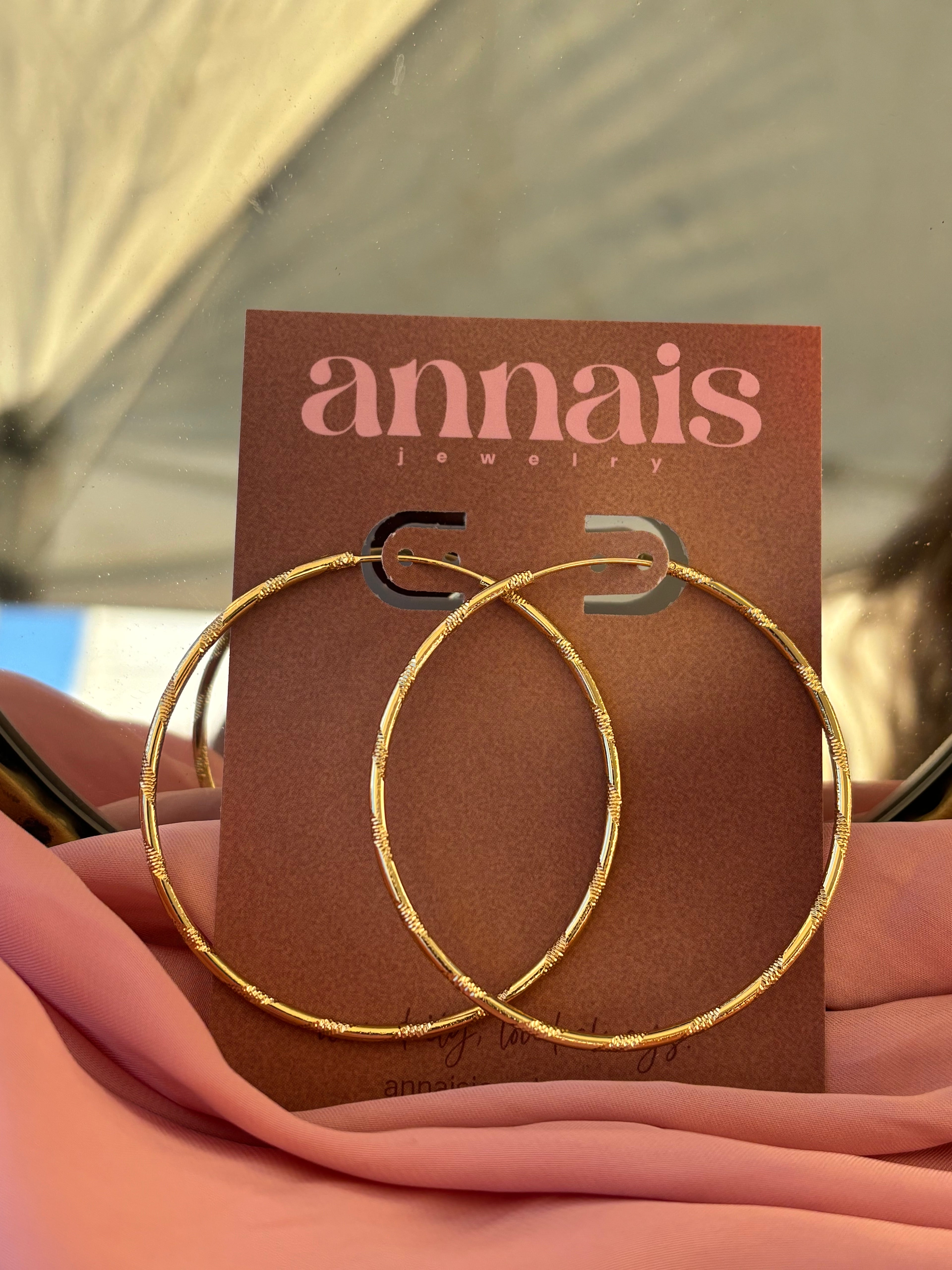 Noa Gold Filled Hoop Earrings | Lightweight Everyday Hoops