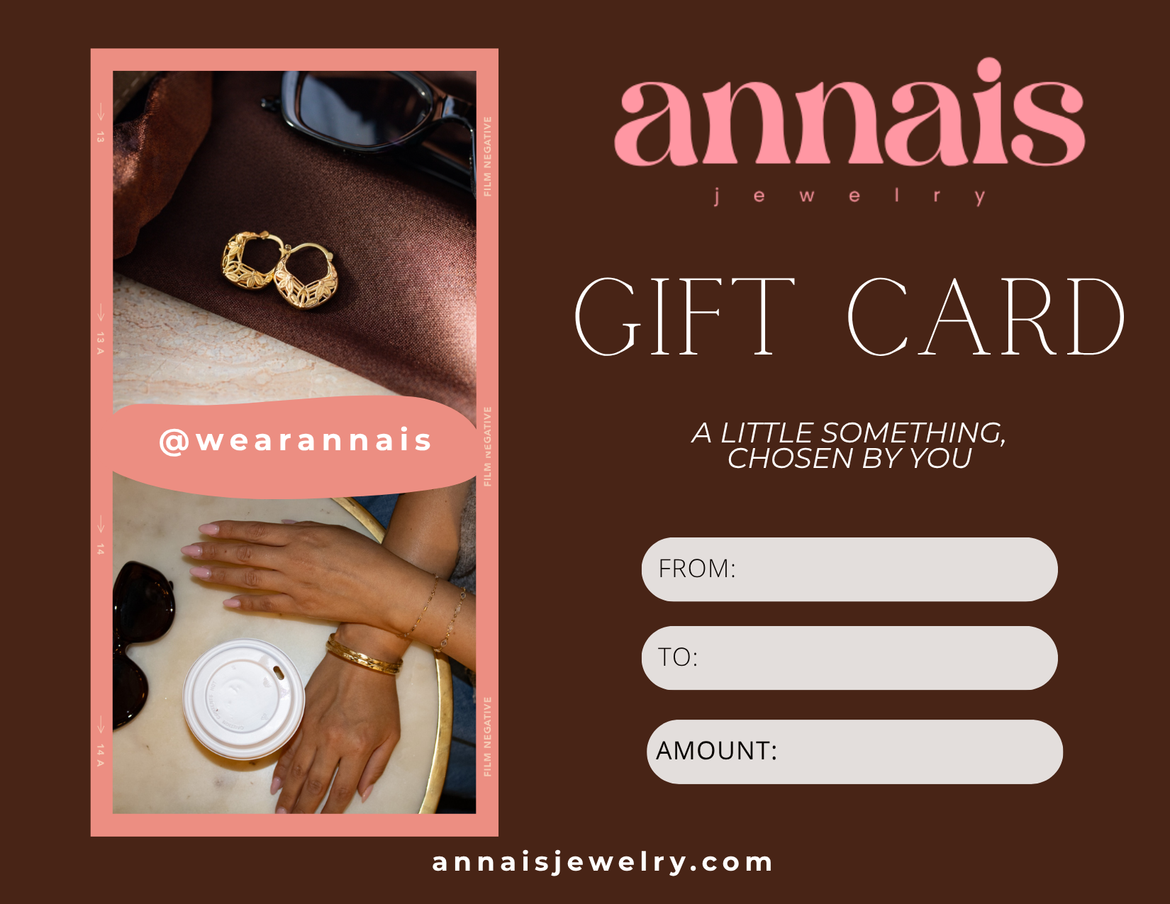Annais Jewelry Digital Gift Card
