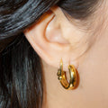 Rebecca- Everyday Gold Huggie Hoops