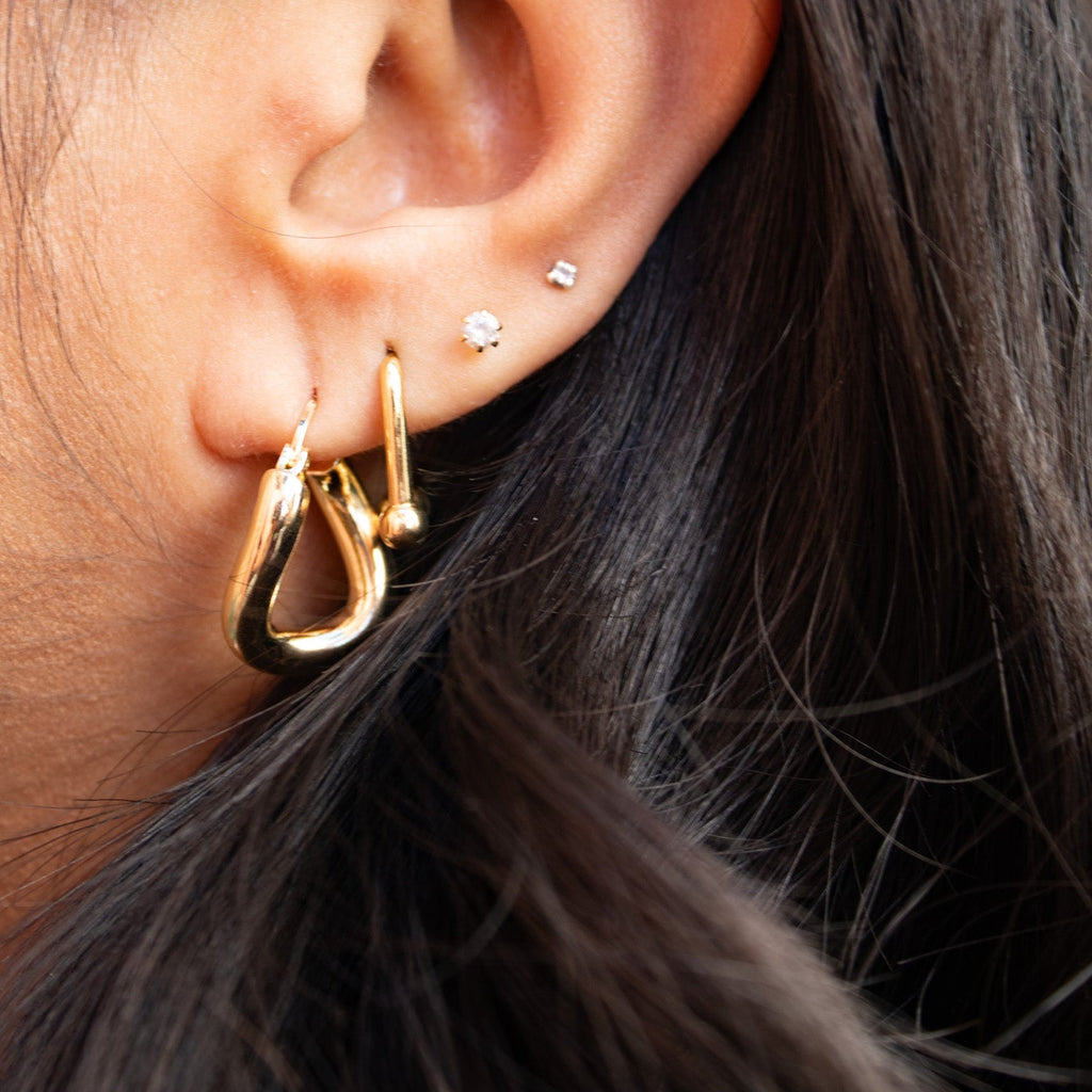 Nia Bold Gold Hoops