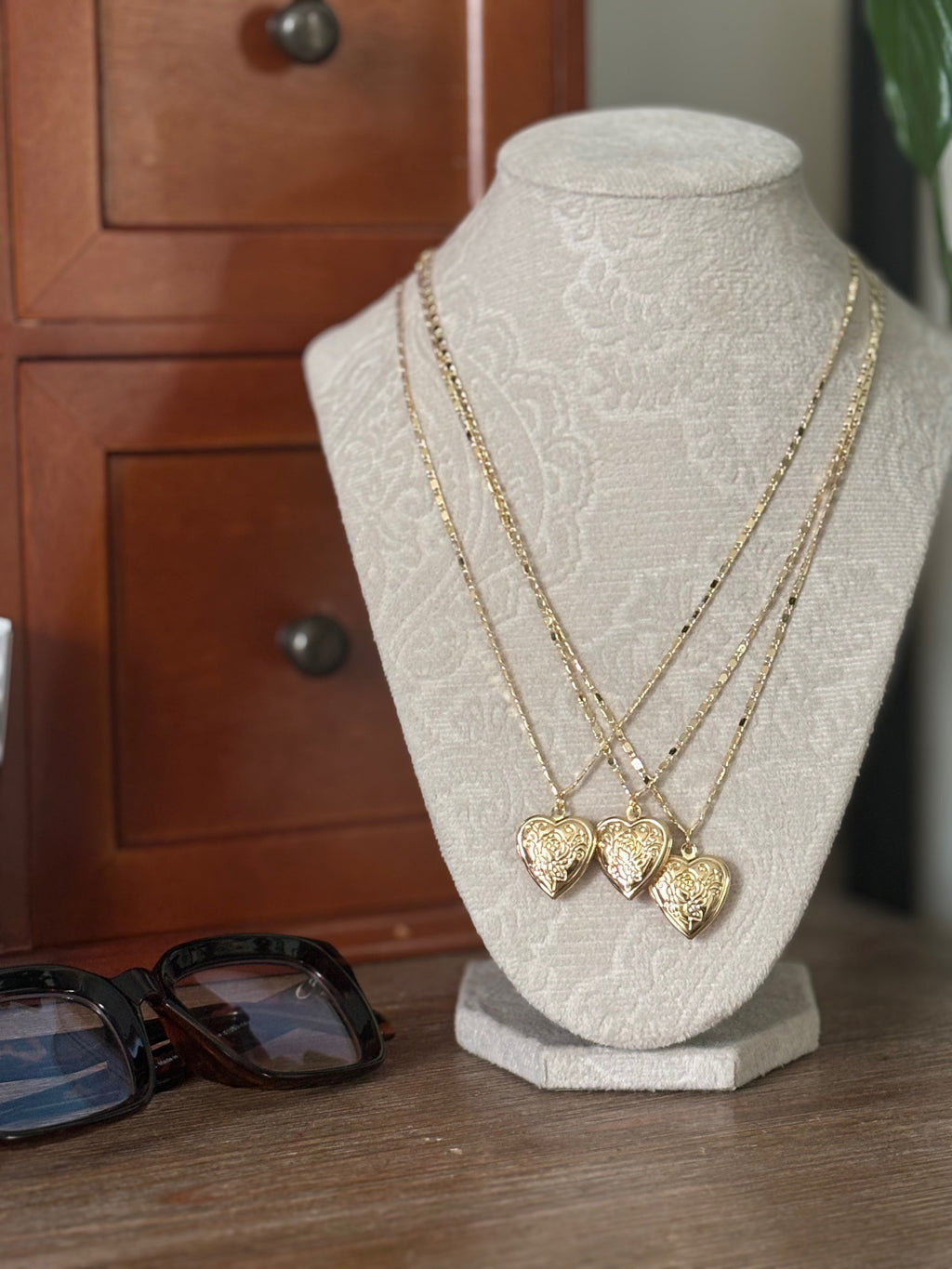 The Rosie Heart Locket Necklace
