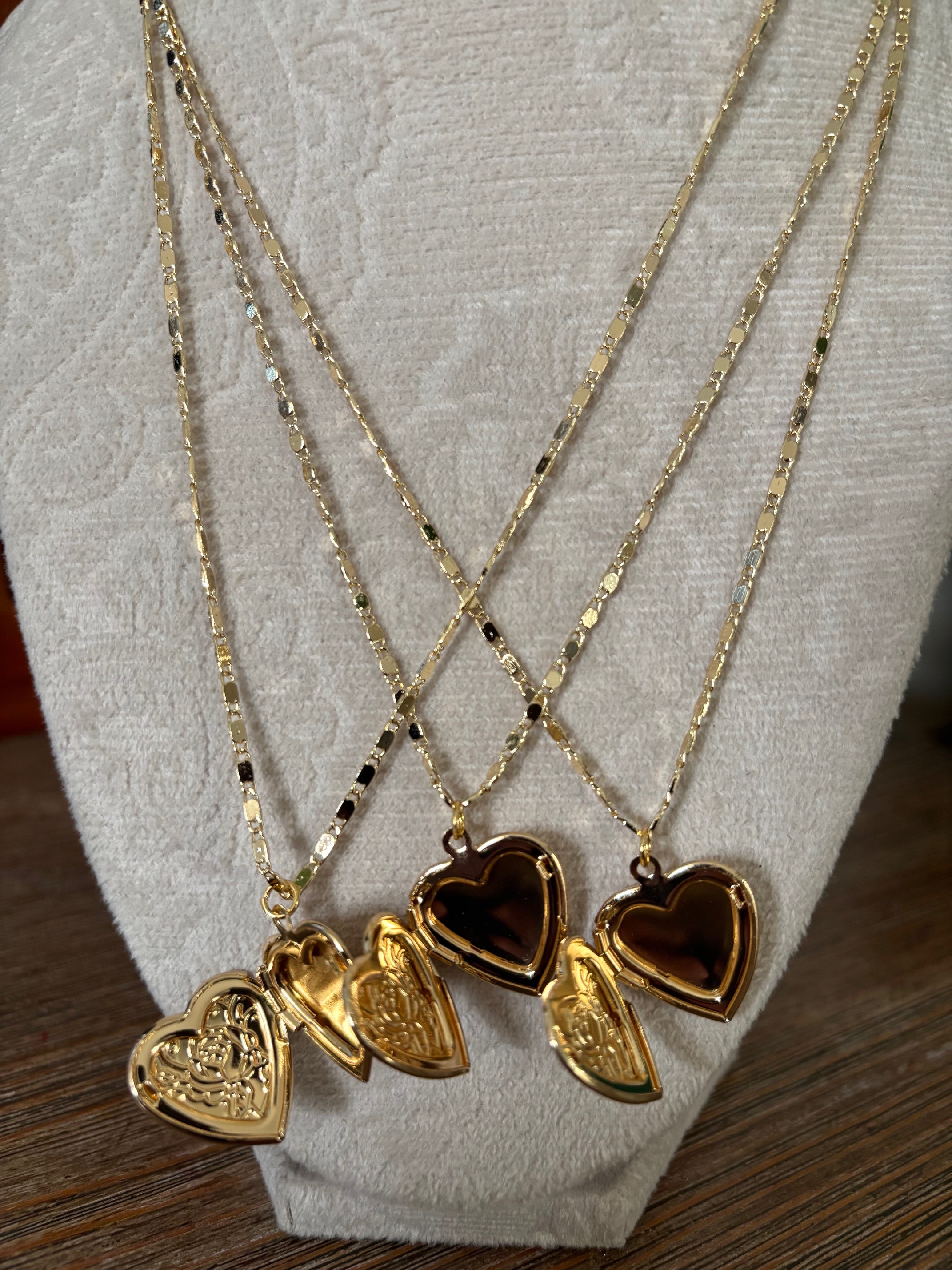 The Rosie Heart Locket Necklace