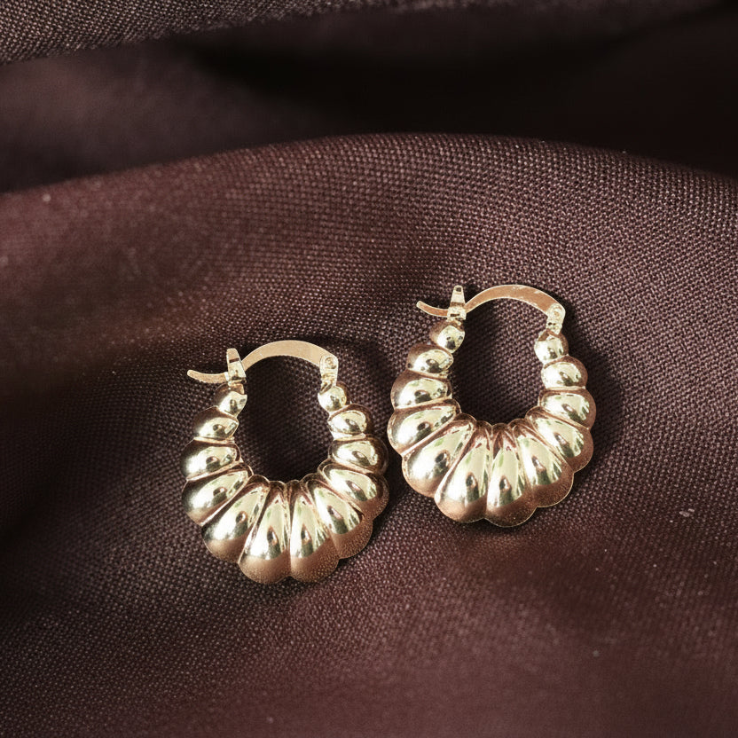 The Ximena Gold Hoops