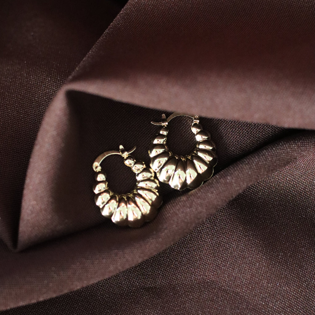 The Ximena Gold Hoops