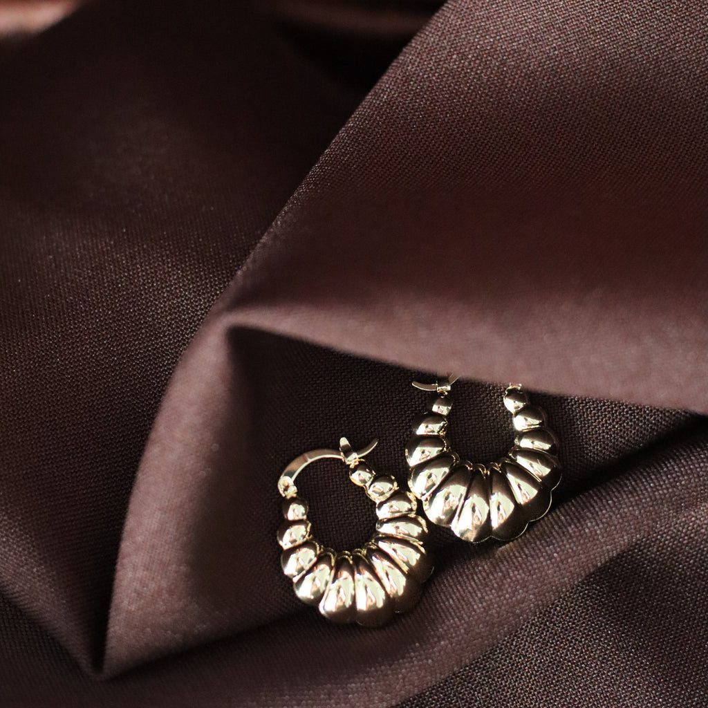 The Ximena Gold Hoops