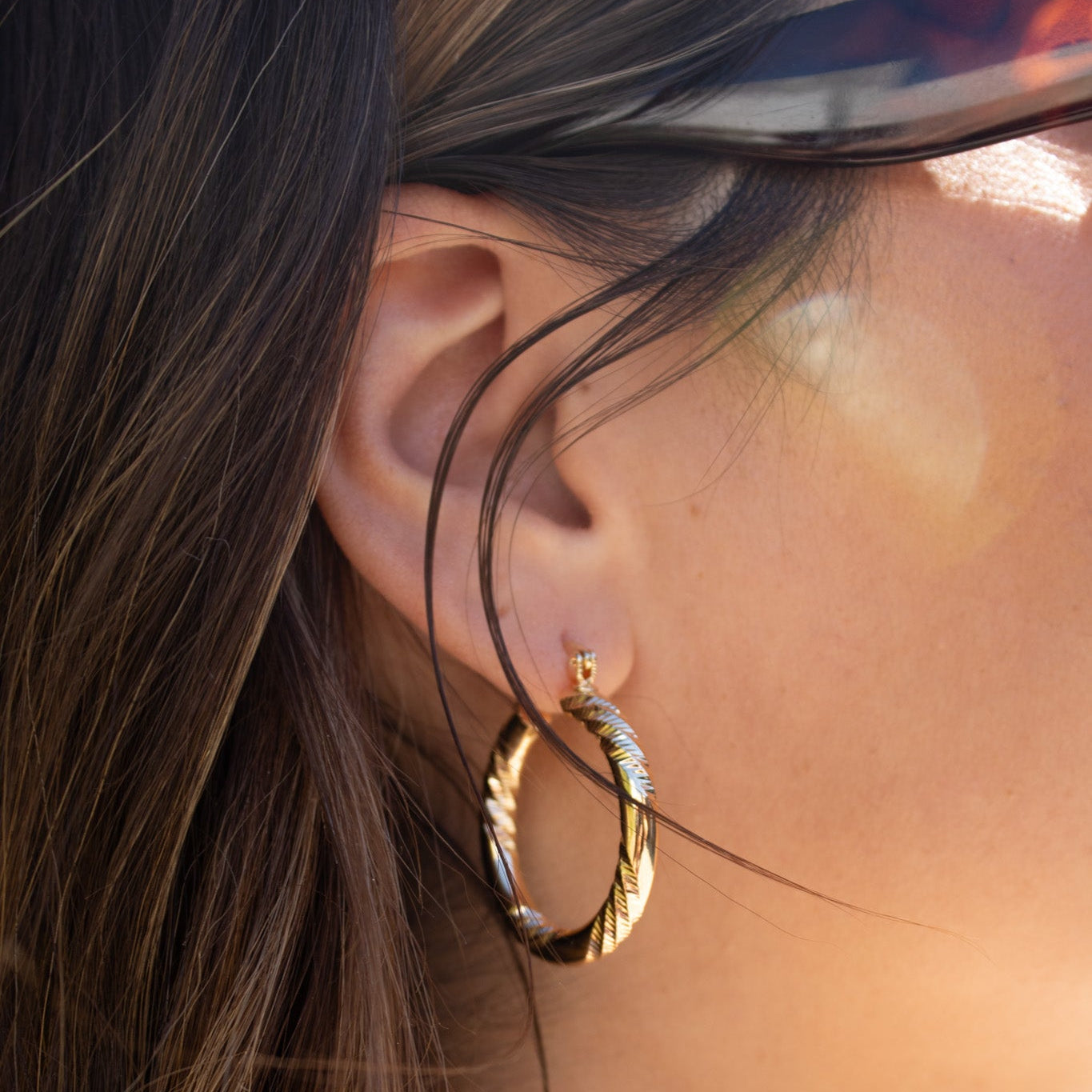 The  Lexi Gold Hoops