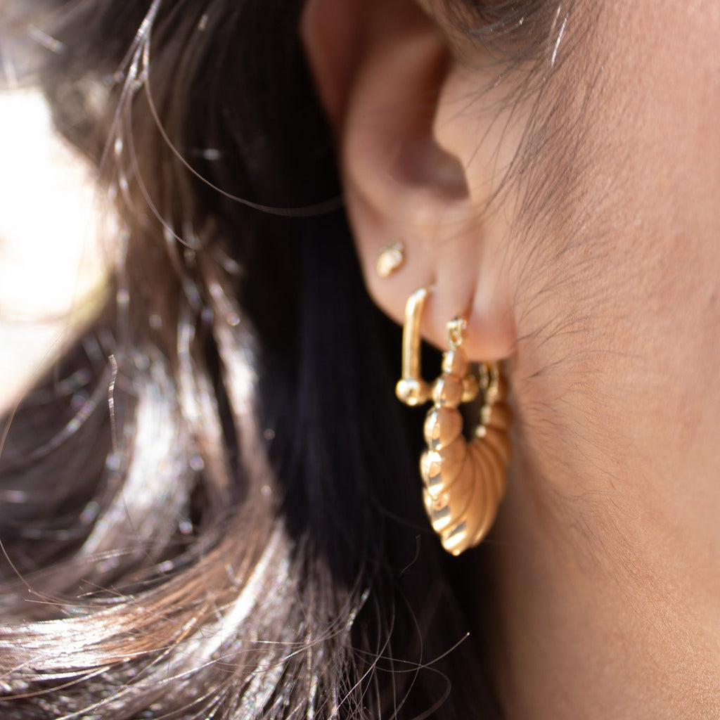 The Ximena Gold Hoops