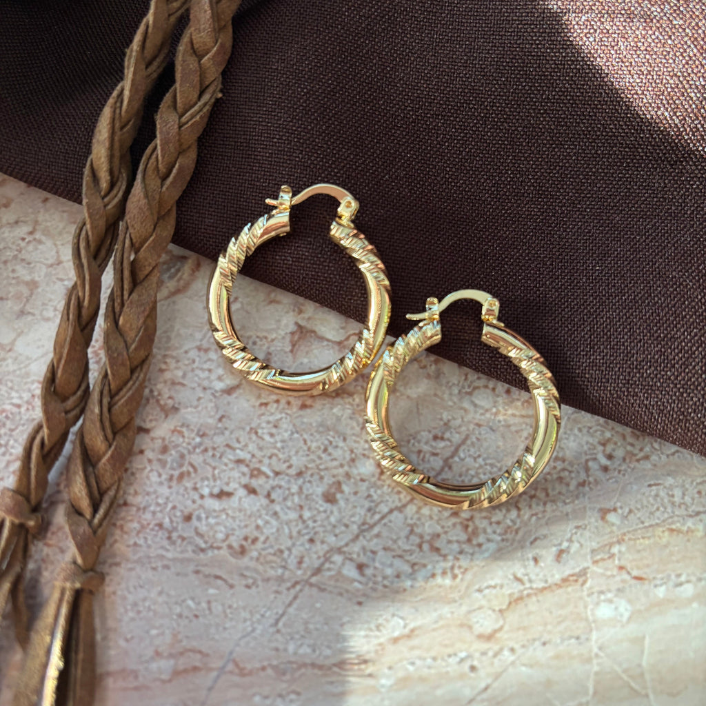 The  Lexi Gold Hoops