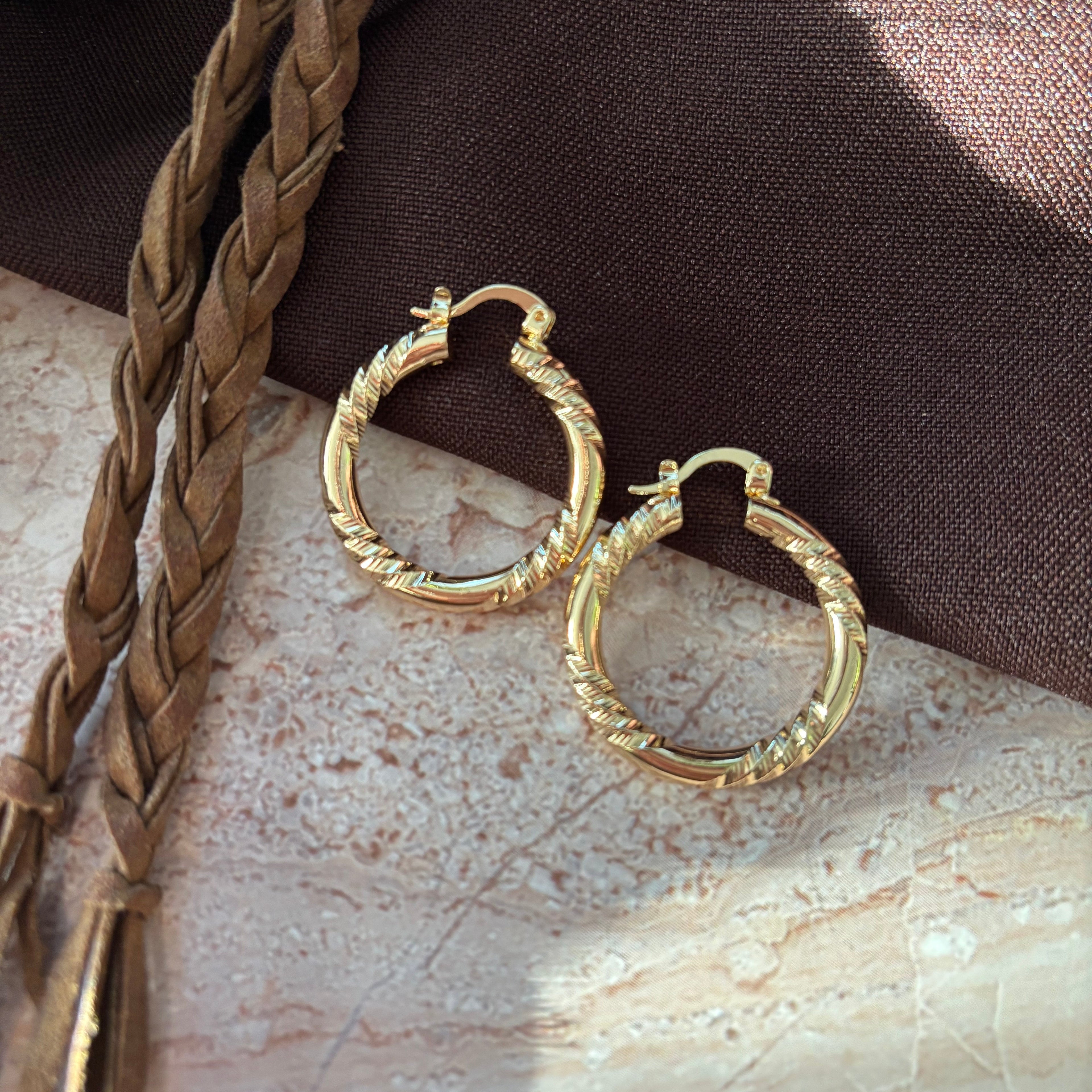 The  Lexi Gold Hoops