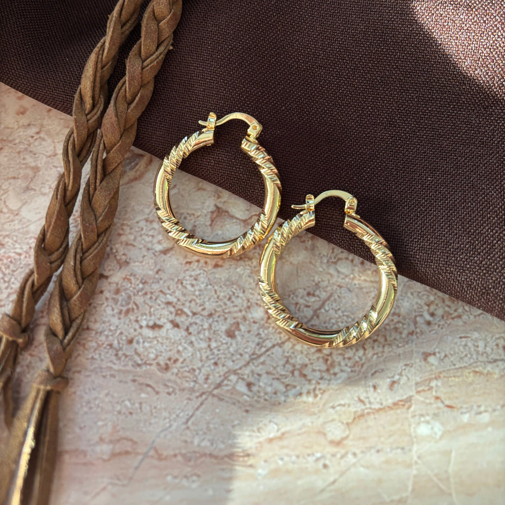 The  Lexi Gold Hoops