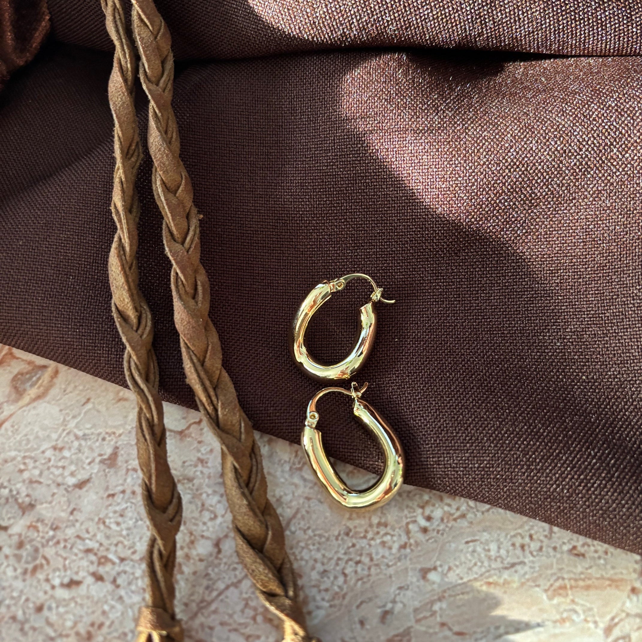 Nia Bold Gold Hoops